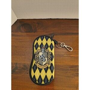 Harry Potter Eyeglasses Case House of Hufflepuff With Swooflio Cleaning Cloth